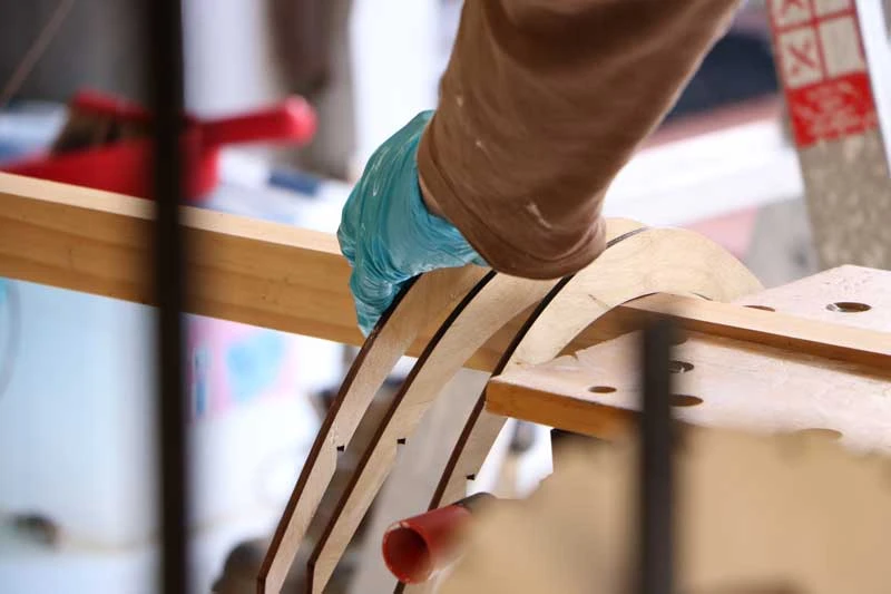 Close up of woodwork