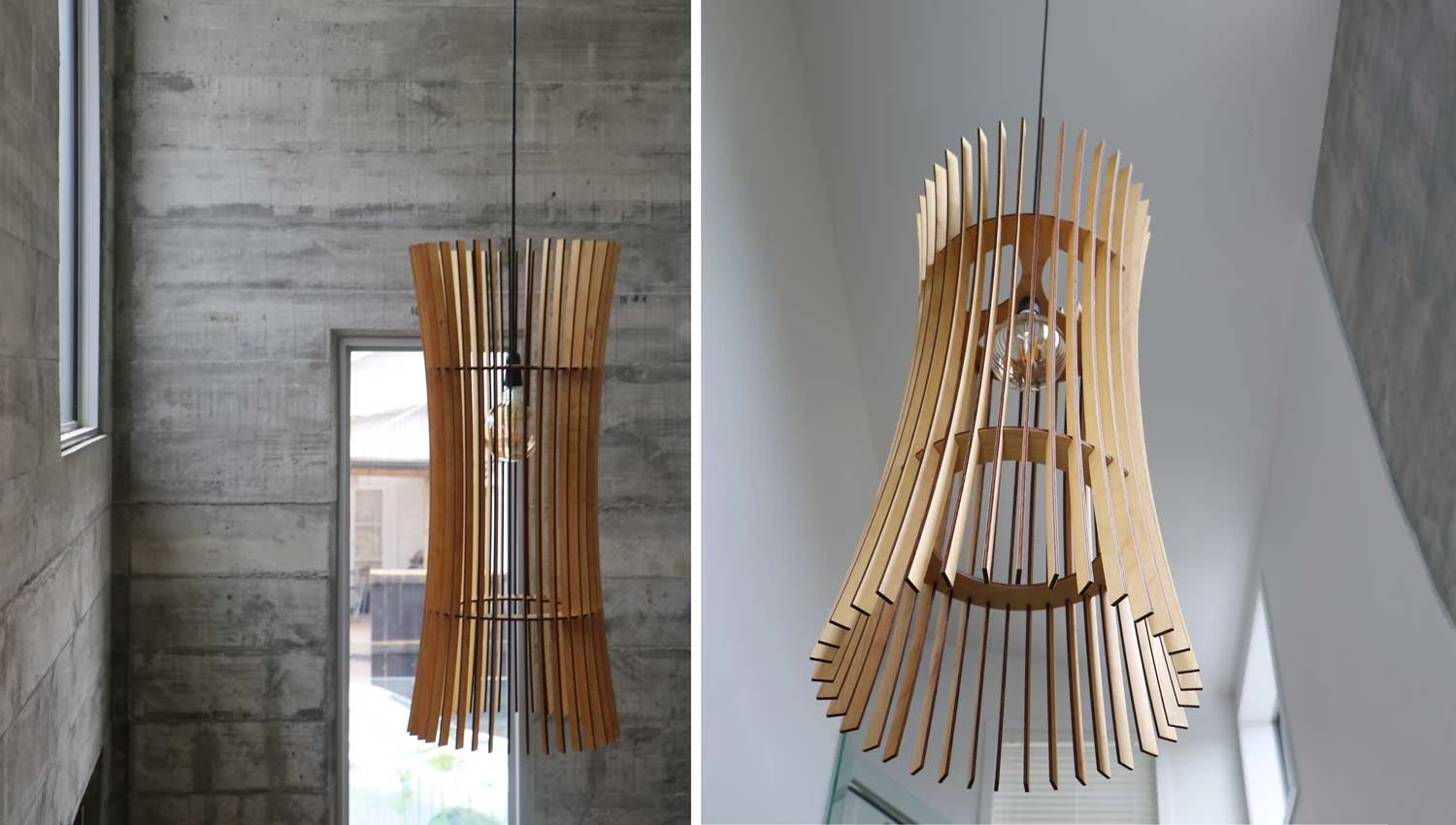 Wooden lighting design